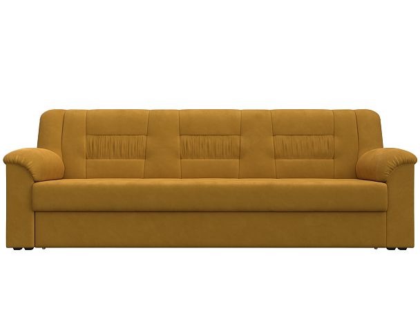 Диван прямой Карелия Велюр желтый - Вид 2