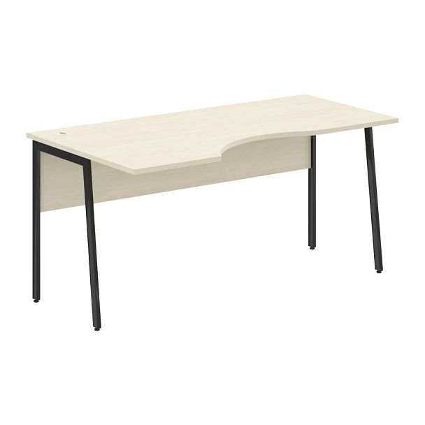 Стол прямой СА-1P(L) Клен*/Антрацит 1600х900х755 IMAGO PLUS - Вид 1