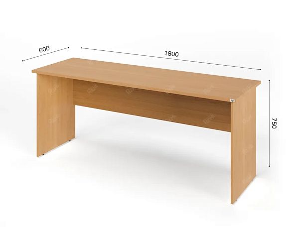 ЛАЙТ / LIGHT RLG001-18х6 Прямоугольный стол 180x60x75 Бук - Вид 2