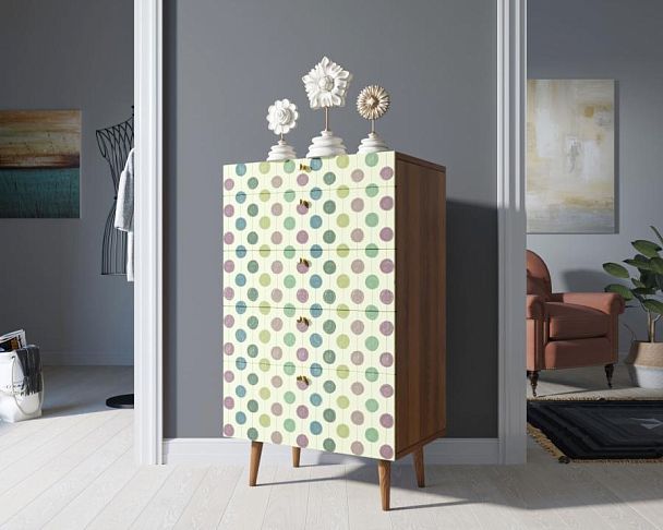 Комод высокий Berber принт 24 арт BB10/Print_24 - Вид 3