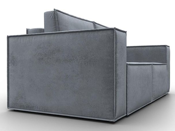 Диван прямой Куба мини Велюр серый - Вид 3