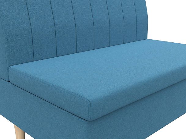 Диван прямой Мини Рогожка голубой - Вид 3
