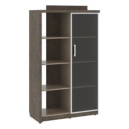 Шкаф СФ-534182 Бетон чикаго тем F187 ST9/Дрифтвуд H3090 ST22 1037х454,5х1770 WOOD&STONE - Фото предпросмотра