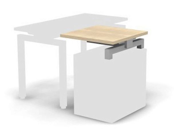 EUROPE/ЕВРОПА RE034-100х60 Стол приставной 1000x600x163 Акация светлый - Вид 1