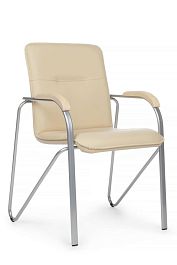 Стул Самба с пластиковыми подлокотниками SMB-03 Бежевый - Фото предпросмотра