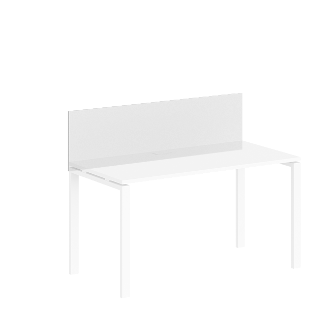 Экран Sigma фронтальный ЛДСП 1600х400х16 / цвет: белый - Вид 1