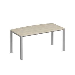 Стол руководителя на металлокаркасе КФ Комфорт КФ К.С1 1141 ДШ дуб шамони / серый - Фото предпросмотра