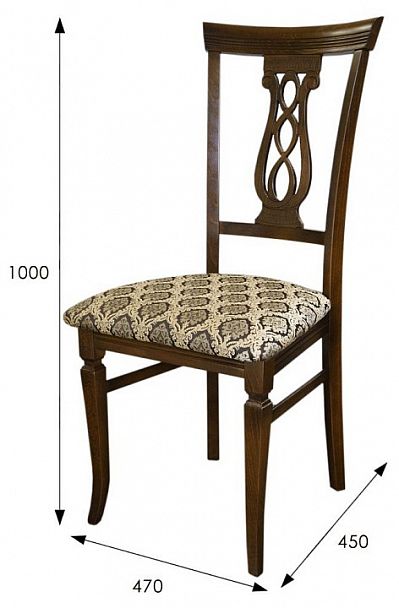 Стул Агнесс коричневый - Вид 2