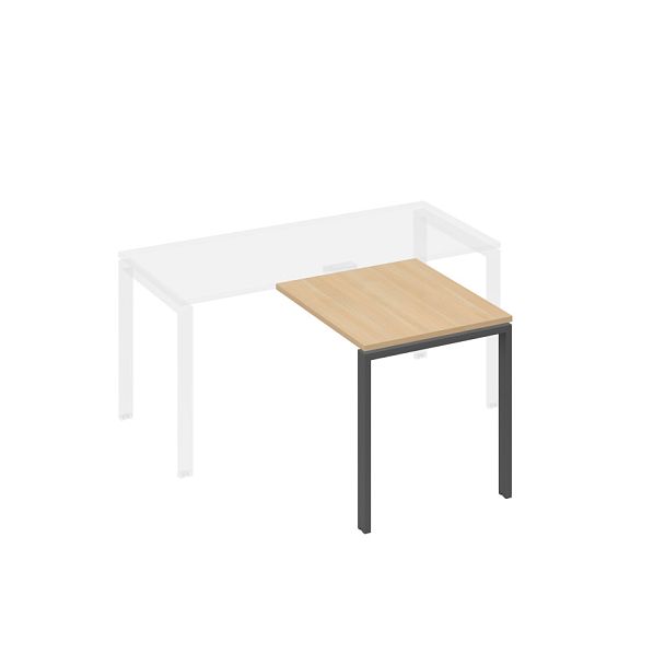 Брифинг-приставка каркас UNO металл A4 А4 Б1 073 БП натуральный дуб / металлокаркас антрацит - Вид 1