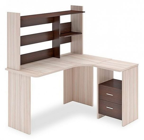 Стол компьютерный Домино Lite СКЛ-Угл130+НКЛ-130 - Вид 1