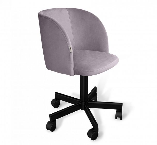 Стул подъемно-поворотный Sheffilton SHT-ST33/S120M офисные сиреневая орхидея/черный муар - Вид 2