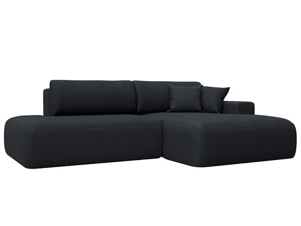 Диван угловой Лига-036 НПБ Модерн правый угол Искусственная замша серый - Вид 1