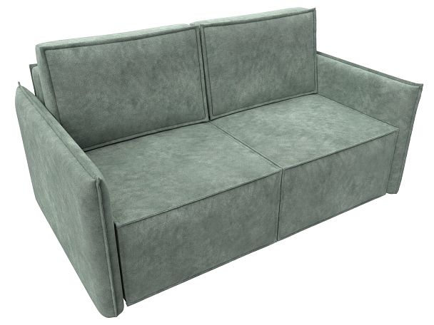 Диван прямой Либерти мини Велюр зеленый - Вид 5