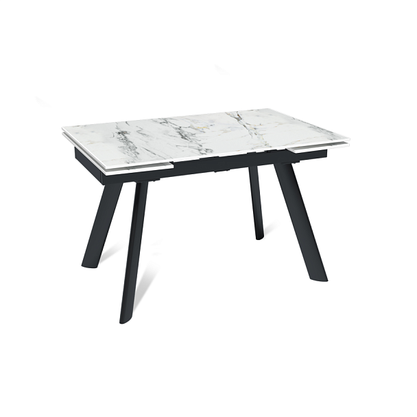 Стол раскладной Stone (120+30+30), керамика глянцевая Ice Jade - Вид 1