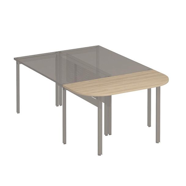 Брифинг-приставка без опор Формула МП2 ФР 432 вяз светлый - Вид 1