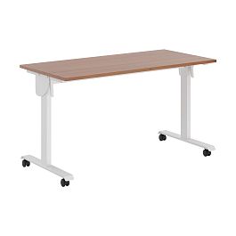 Стол складной CST 1365 Орех Французский/Белый 1350х650х750 IMAGO MOBILE LITE - Фото предпросмотра