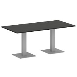 Home Office Стол прямоугольный VR.SP-5-180.2 Суар тёмный/Серый металл 1800*900*750 - Фото предпросмотра