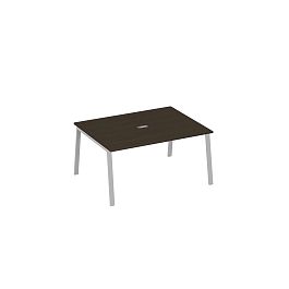 Стол 160 на металлокаркасе TRE для переговорной A4 А4 Б3 133 БП венге / металлокаркас серый - Фото предпросмотра