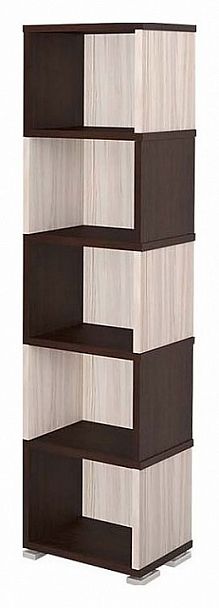 Стеллаж Домино СБ-15/5 Венге/Карамель - Вид 1