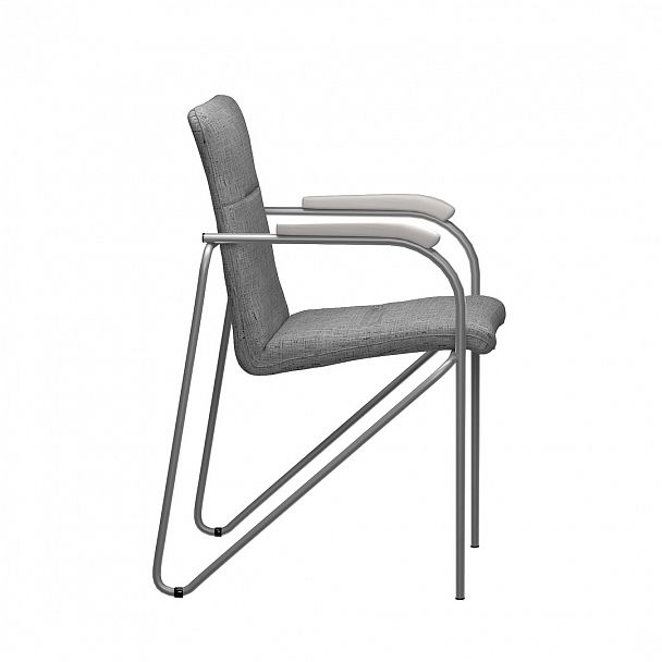 Стул Самба, Montana 283, каркас-серебро, подлокотники-белёный дуб - Вид 3