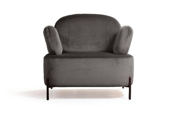 Кресло Dandy, бархат антрацит 14 - Вид 2