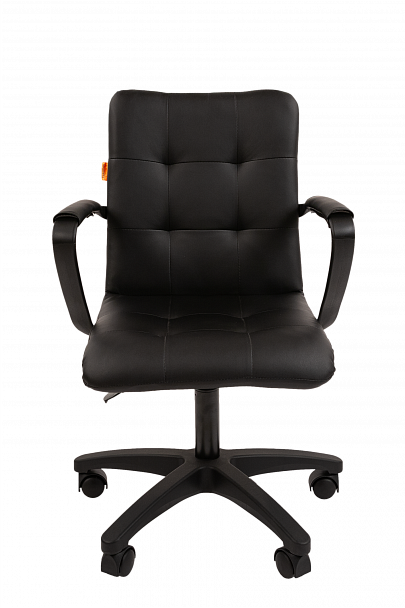 Кресло CHAIRMAN 030, крестовина пластик, экокожа, черный - Вид 3