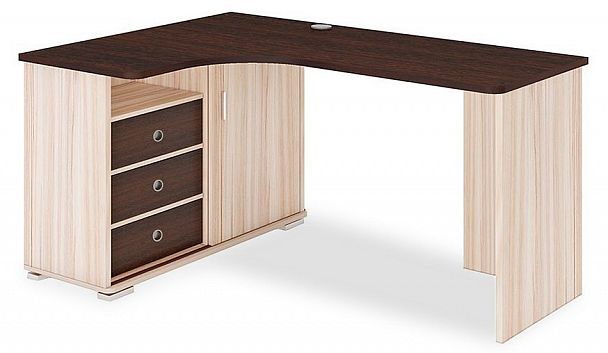 Стол письменный Домино СР-165С Венге/Карамель левый - Вид 1