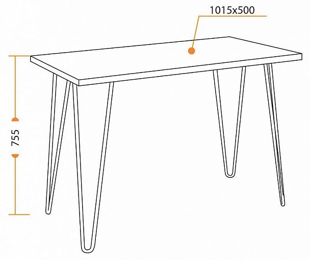 Стол письменный WD-06 - Вид 5