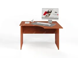 UNITY PС3-12 R ОРЕХ ИТАЛЬЯНСКИЙ Офисный стол угловой Правый 1200х900х750 - Фото предпросмотра