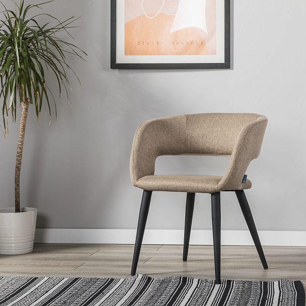 Кресло Hugs beige/черный - Вид 9