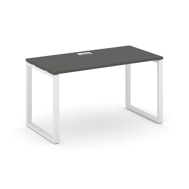 Стайл Проджект Стол письменный SN-6O.SP-012 Антрацит/Металл Белый 1180*700*750 - Вид 1
