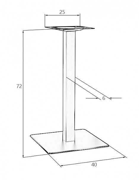 Подстолье обеденное DOBRIN JOSIE - Вид 2