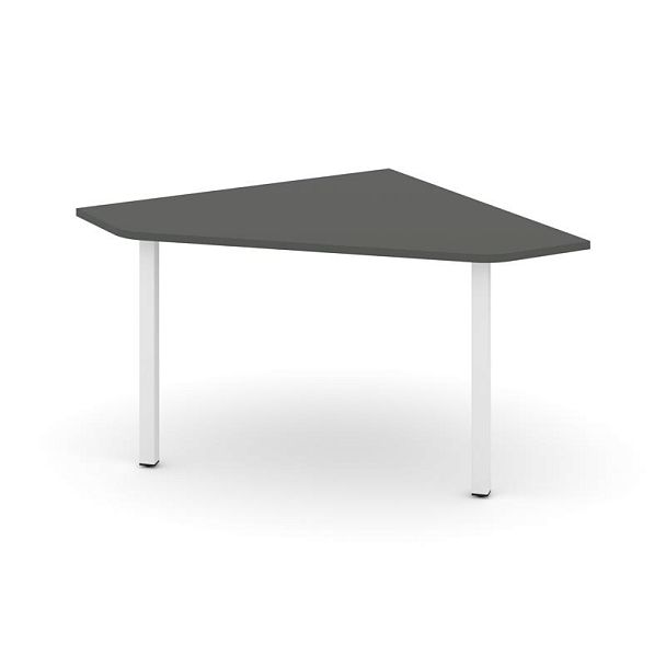 Стайл Проджект Угловой элемент перег. стола SN-5.UPRG-031 Антрацит/Металл Белый 1180*1180*750 - Вид 1