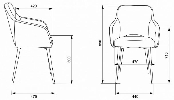 Кресло CH-380F - Вид 4