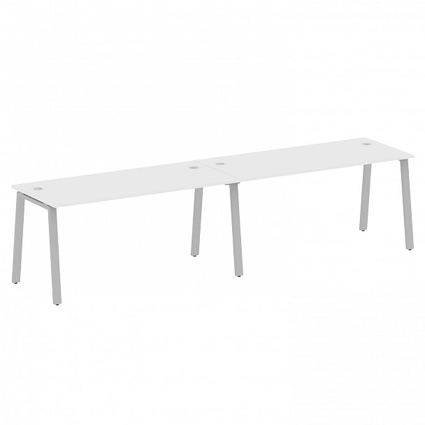 Рабочая станция "Metal System" БА.СМ-2.4 белый/серый - Вид 1