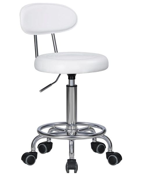 Табурет мастера DOBRIN BILLY (белый) - Вид 1