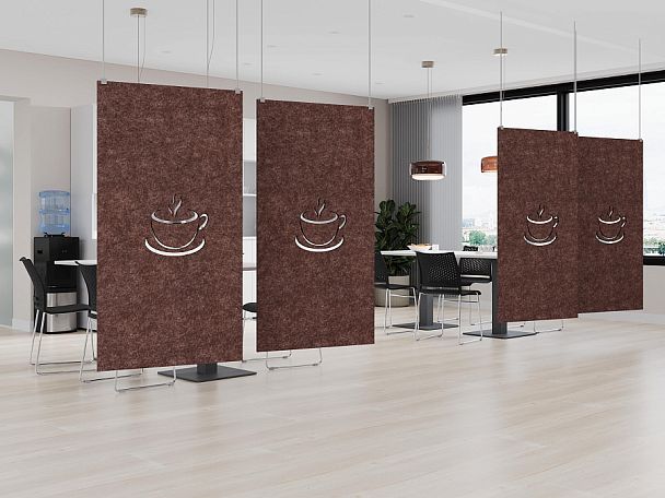 AcustiX Потолочная панель круглая VE.PP-KR-600 Зимний Лес 600*600*12 - Вид 2