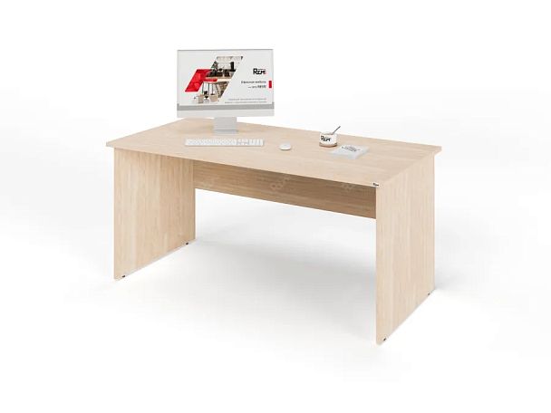 UNITY PС8-16 ДУБ СОНОМА Офисный стол прямоугольный Прямой 1600х800х750 - Вид 2