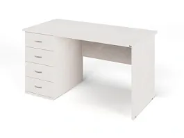 ЛАЙТ / LIGHT RLG008-14x7L Однотумбовый стол 140x70x75 Дуб Молочный - Фото предпросмотра