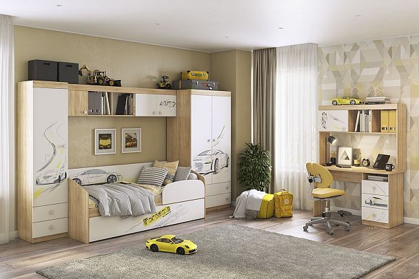 Форсаж Стол MKF-05.1623 дуб сонома/белый - Вид 3