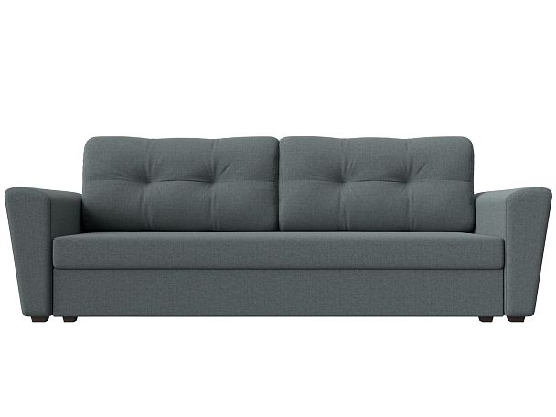 Диван прямой Амстердам Лайт Рогожка серый - Вид 2