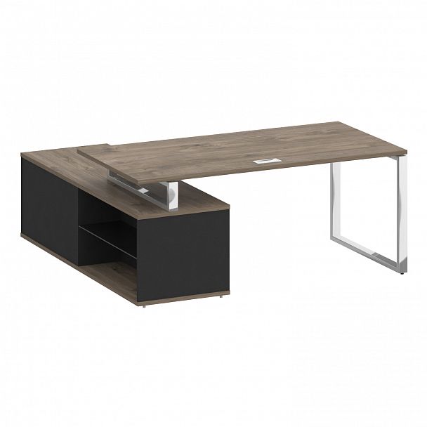 Стол с опорной греденцией "Shift" SK.SRG-180 дуб мали/антрацит - Вид 2