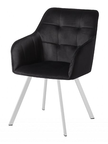 Кресло поворотное Мони, черный H-75/белый - Вид 2