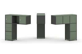 Concept Надставка низкая CN.ONN-004 Кобо/Антрацит/Металл Антрацит 1099*365*1130 - Фото предпросмотра