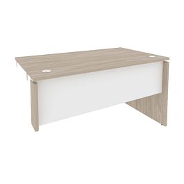 Onix Стол-приставка правый к опорным элементам O.SPR-3.8 (R) Дуб аттик/Белый бриллиант 1380*800*750 - Фото предпросмотра