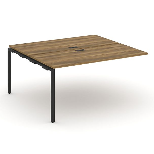 Concept Двойной наборный элемент рабочей станциии CN.DNRS-004 Сандал Янтарный/Металл Черный 1580*1480*750 - Вид 1