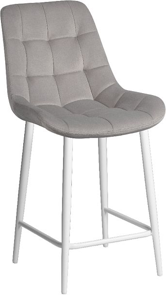 Комплект полубарных поворотных стульев Эйден, Confetti silver/белый, 2 шт. - Вид 4