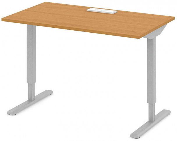 Стол офисный рабочий "Трансформер" ПК-ТРС-СТ140Х80КК/ЭР-В1-24 ольха - Вид 1