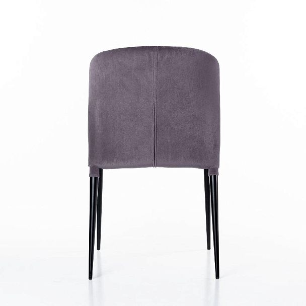 Стул Albert (Альберт), бархат светло-серый 26 - Вид 3