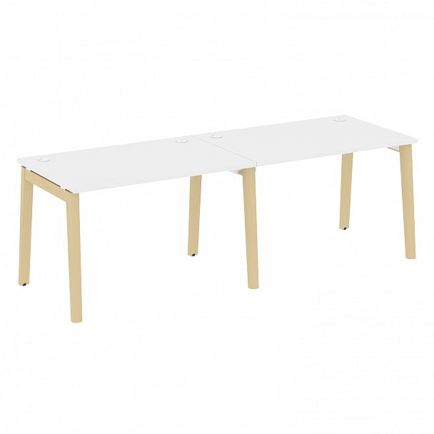 Рабочая станция "Onix wood" OW.RS-2.2.8 белый/дуб светлый - Вид 1